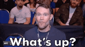 Whats Up Hello GIF by UFC
