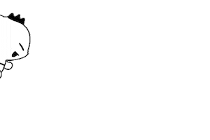 Rabbit Jumping Sticker