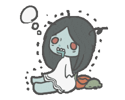 Girl Halloween Sticker