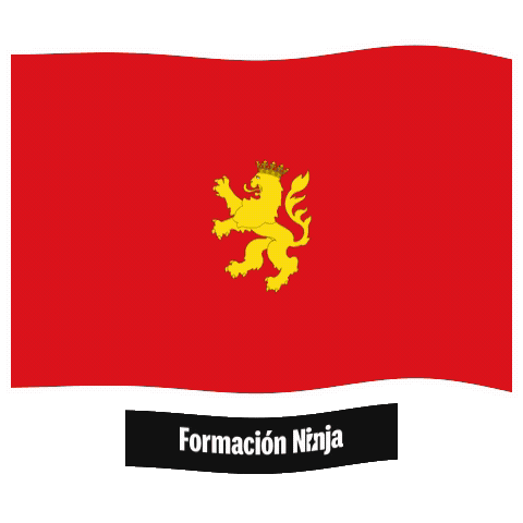 Flag Spain Sticker by Formación Ninja