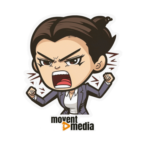 Angry Women Sticker by moventmedia GmbH