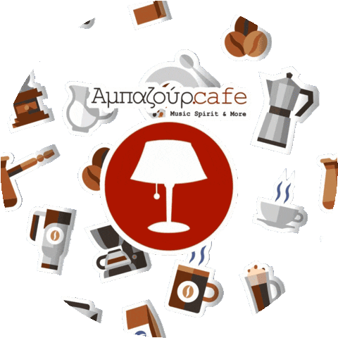 ampazour coffee Sticker