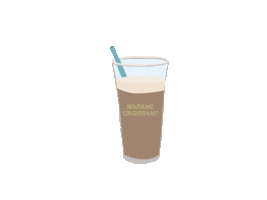 Coffee Amsterdam Sticker by Madame Croissant