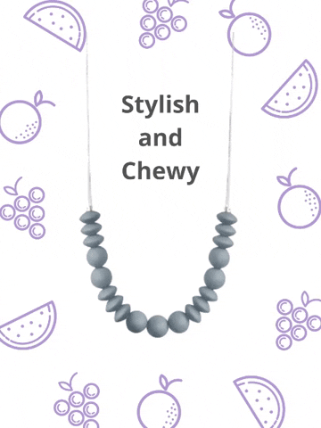 Teething Necklace GIF by anjie and ash