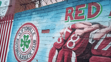 Red Army Mural GIF by Cliftonville Football Club