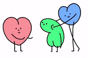 Pink Friends GIF