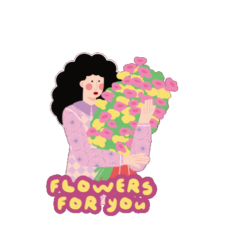 Flowers Gift Sticker by Bayu Somerset