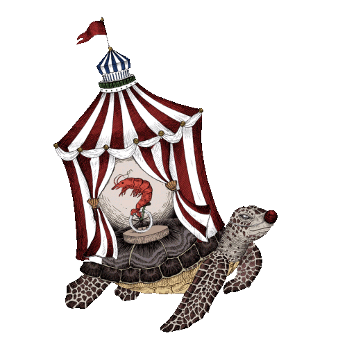 Aquatic Creatures Art Sticker by Aquatic Creatures by Riccardo Capuzzo