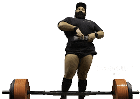 Deadlift Powerlifting Sticker by Iron Built Gym