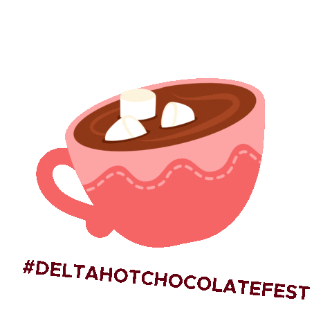 Delta Hot Chocolate Fest Sticker