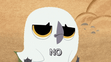 puffin #rock #puffinrock  #no #baba #unimpressed puffling GIF by Puffin Rock