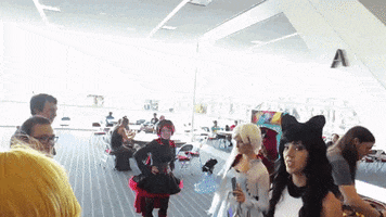 bubblesgal0re cosplay rwby squad goals blake GIF