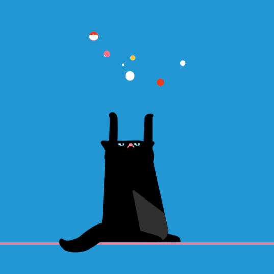 Cat Animation GIF by kylestrope