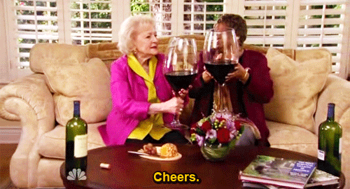 Betty White Drinking GIF - Find & Share on GIPHY