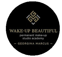 Wake Up Beautiful Sticker by Georgina Marcus Permenant Make-Up