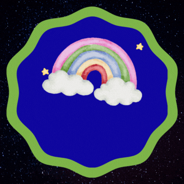 Good Night Rainbow GIF by Conscious Planet - Save Soil