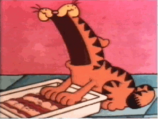 Garfield Eating GIF - Find & Share on GIPHY