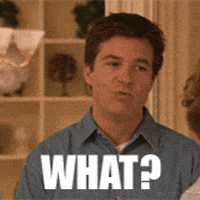 TV gif. Jason Bateman as Michael on Arrested Development looks at someone off screen and smiles uncomfortably, shaking his head and saying, "What? No. No. No. No no no."