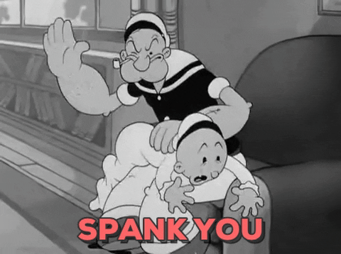 Spanks Spank You GIF by chuber channel - Find & Share on GIPHY