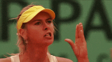 Maria Sharapova Shut Up GIF by WTA