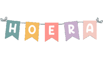 Hoera Sticker by Inpakken & Weggeven