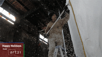 contemporary art snow GIF by Art21