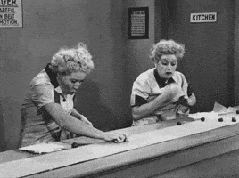 I Love Lucy Busy animated GIF