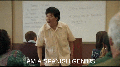 "I Am A Spanish Genius!" gif