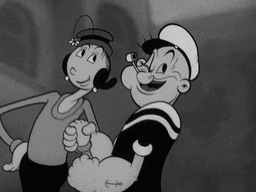 love vintage happy cartoon couple GIF