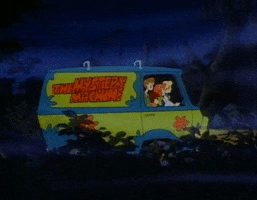 driving scooby doo GIF