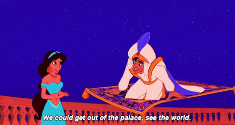 Aladdin, Jasmine & the magic carpet