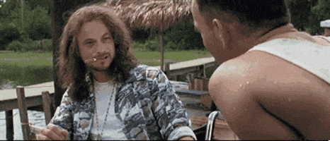 forrest gump lieutenant dan GIF