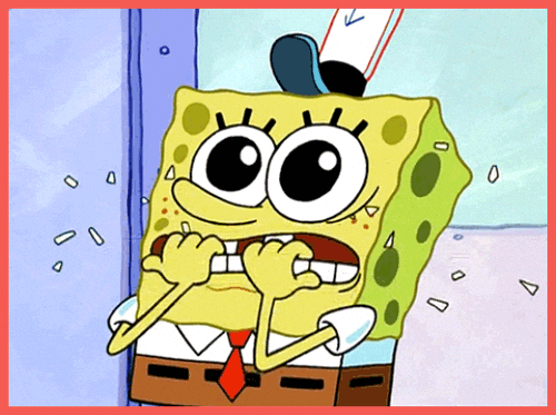 Nervous Nail Biting GIF by SpongeBob SquarePants - Find & Share on GIPHY