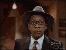 TV gif. Jaleel White as Steve Urkel on Family Matters looks at us with wide eyes. He makes different suspicious faces, lifting his eyebrows up, squinting his eyes, and contorting his mouth to create different expressions.