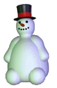 snowman Sticker