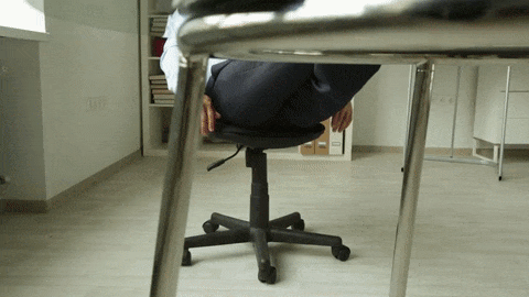 relaxed office GIF