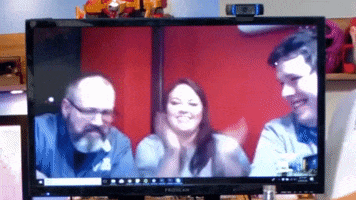happy standing ovation GIF by Hyper RPG