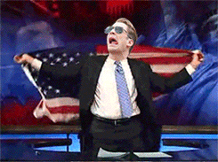 Stephen Colbert Happy Flag Day GIF