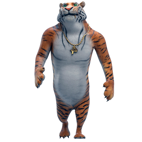 Tiger Roar Sticker by REN TV CHANNEL