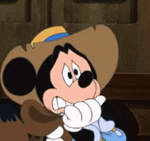 stressed mickey mouse GIF