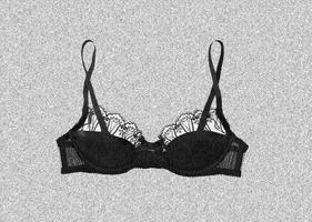 black and white bra GIF