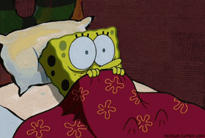 Scared Horror GIF by SpongeBob SquarePants