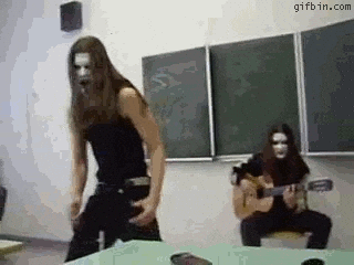 Rocking Out Heavy Metal GIF - Find & Share on GIPHY