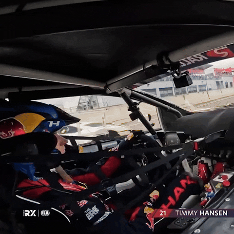 Racing Driving GIF by World RX - FIA World Rallycross Championship