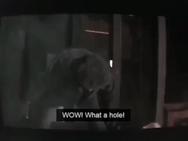 what a hole GIF