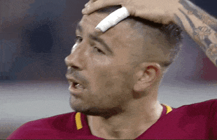 confused funny face GIF by AS Roma