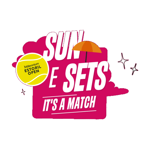 Tennis Sticker by Millennium Estoril Open