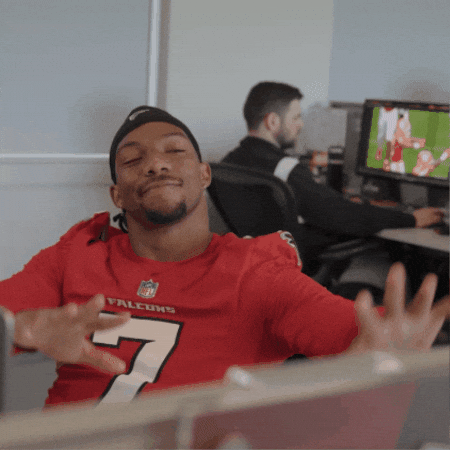 Football Acting GIF by Atlanta Falcons