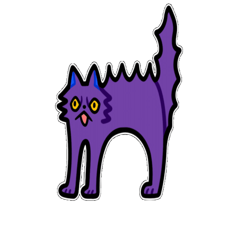 Angry Cat Sticker