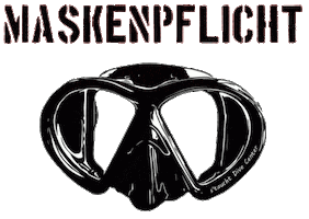 Mask Sticker by stauchtdivecenter